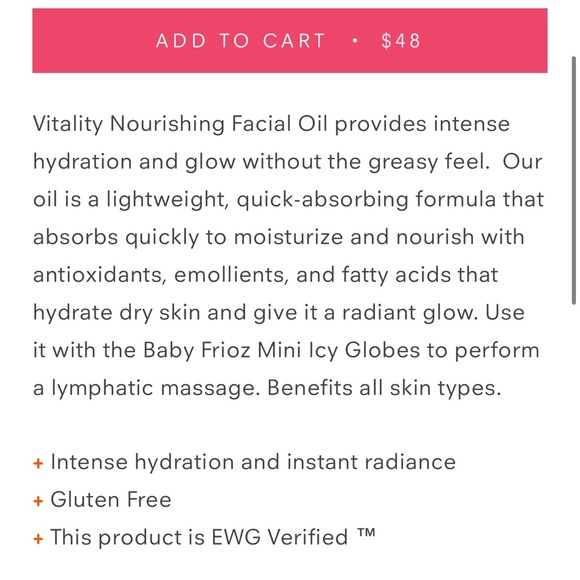 NIB Sonage Vitality Nourishing Facial Oil - Picture 3 of 5